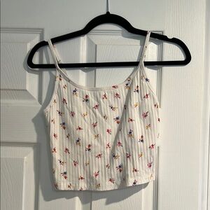 Old Navy Floral White Women's Top